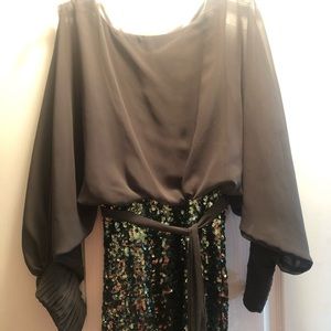 Cold should mini dress